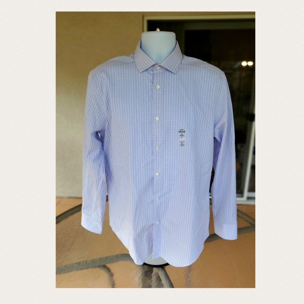 Calvin Klein Button Down Dress Shirt Size 16 32/33